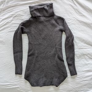 Wilfred Free Aritzia Bianca Black Turtleneck Sweater Dress